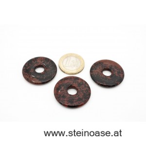 Donut Mahagoni-Obsidian 30mm